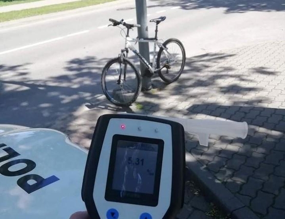 Palangoje užfiksuotas rekordinis dviratininko girtumas – vyras gėrė du mėnesius