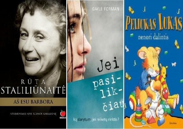 Trys naujos knygos – trys įdomios istorijos.