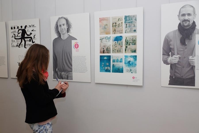 Bibliotekoje – čekų vaikų knygų iliustracijos