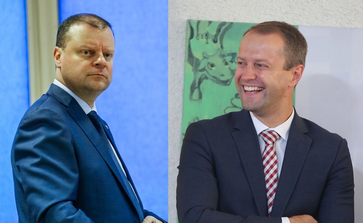Saulius Skvernelis ir Dalius Misiūnas.