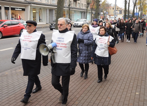 Jūrininkų ligoninės medikai kviečia į žygį prieš insultą