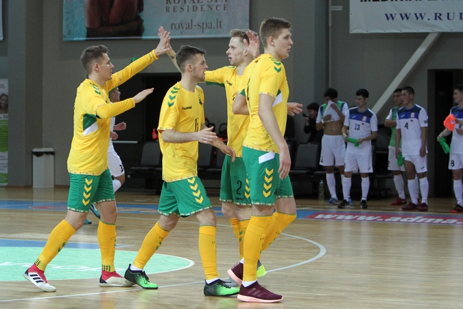 Lietuvos salės futbolo rinktinei – Gruzijos išbandymai