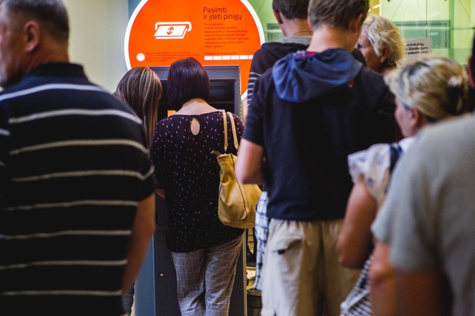 Gyventojai Žvejybos uosto rajone pasigedo bankomato