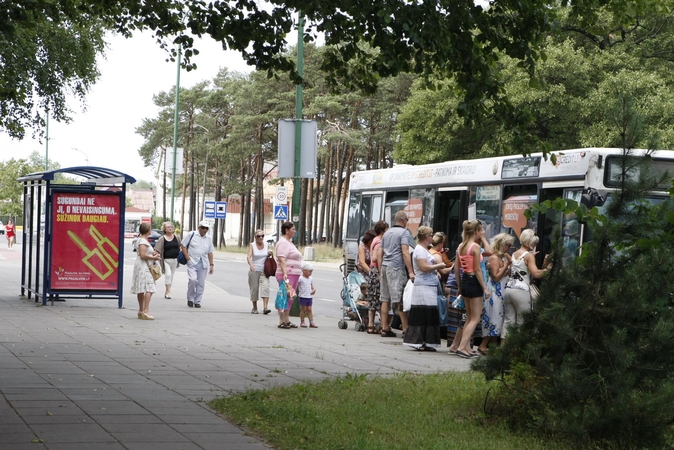 Tvarkaraštis: vasaros sezono metu autobusai prie jūros ir atgal kursuos dažniau.