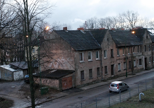 Šviečiantys žibintai stebino klaipėdiečius 