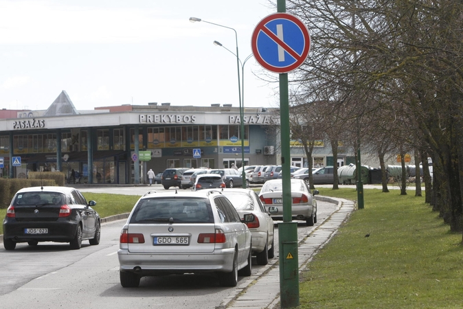 Ateitis: po mėnesio Vingio gatvės gyventojai sulauks pokyčių dėl automobilių stovėjimo.