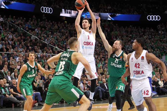 Traumų išretintas „Žalgiris“ – prieš buksuojančią CSKA komandą