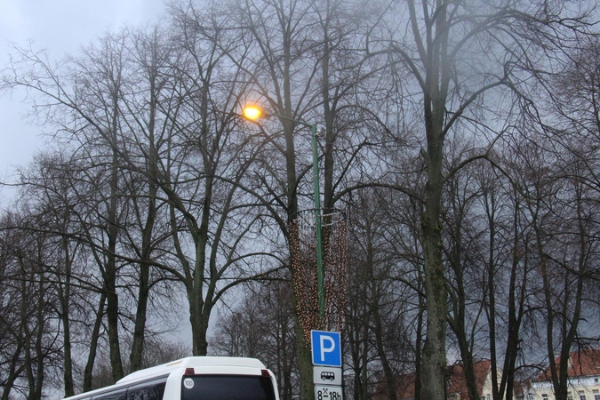 Dieną Klaipėdoje švietė žibintai