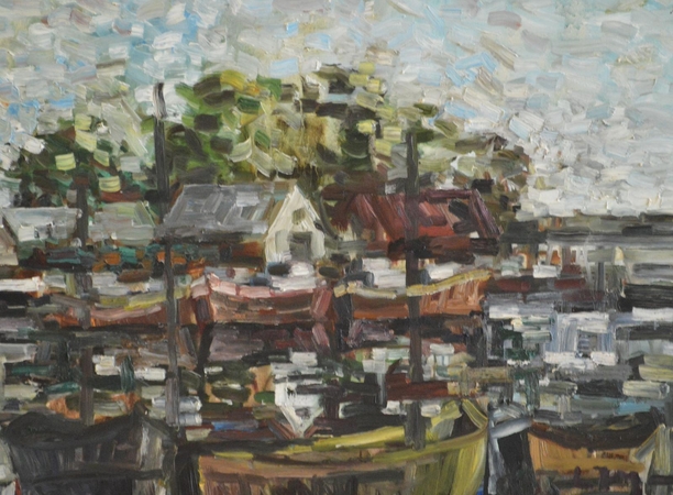 L.J.Jankaus paveikslas „Senoji Dreverna“ (2013).