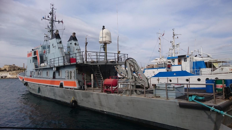Misija: jūrų kapitonas J.Liepuonius jau ne pirmą kartą plaukioja apsaugos laivu „A 963 Stern“.