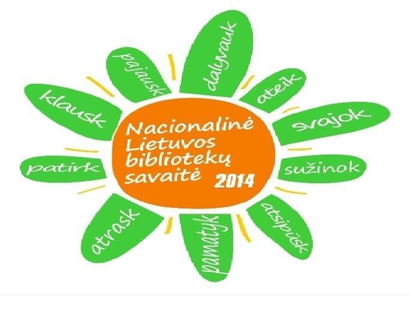 14-oji Nacionalinė bibliotekų savaitė vyks balandžio 23–29 dienomis.