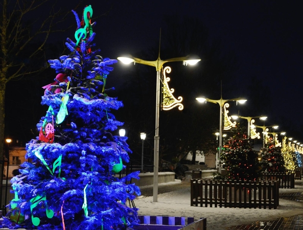 Palanga spindi kalėdinėmis spalvomis (renginių programa)