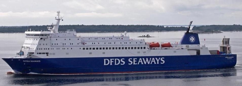 Pokyčiai: Lietuvoje registruotas keltas „Patria Seaways“ pradėjo plaukioti iš Klaipėdos į Frederisiją/Kopenhagą.