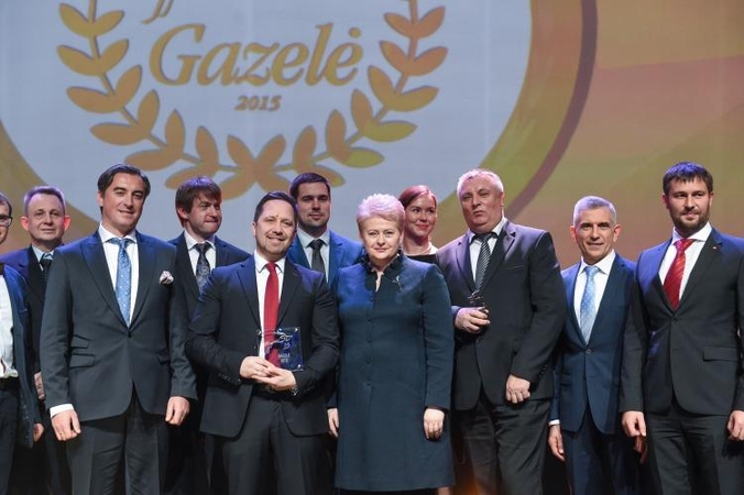 Įteikti verslo apdovanojimai „Gazelės“