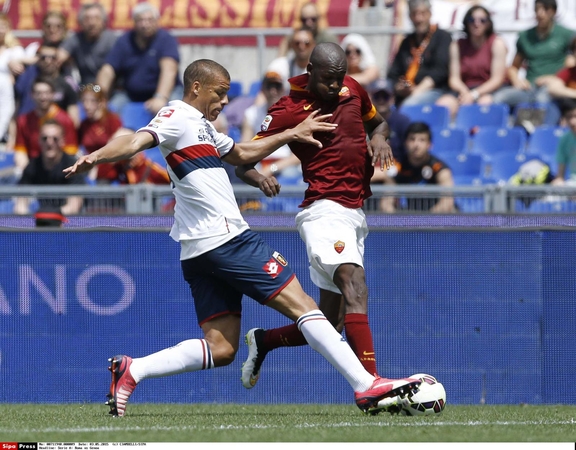 "AS Roma" vienuolikė Italijos futbolo čempionate pakilo į antrą vietą
