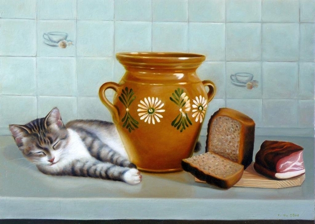 V.Ylos paveikslas „Siesta“.