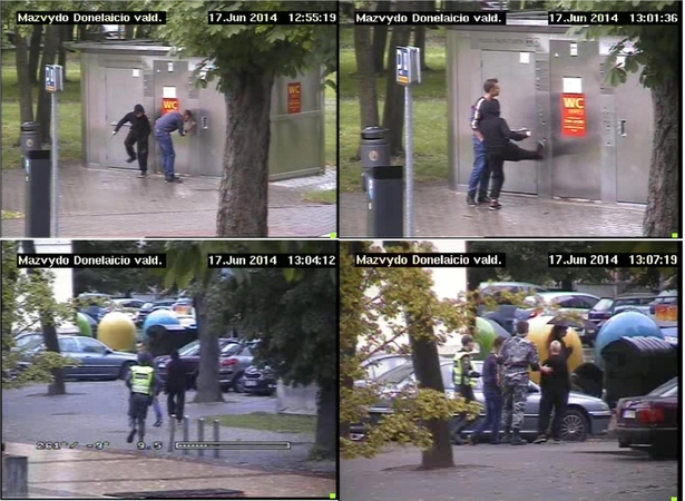 Policininkams įkliuvo jaunieji chuliganai