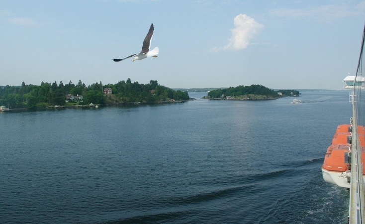 Vaizdai: plaukimas Stokholmo archipelagu visada palieka nepakartojamą įspūdį.