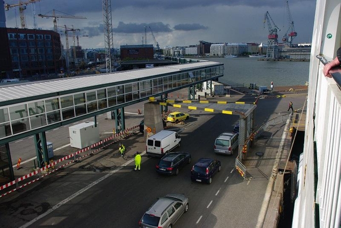Vieta: vienas iš jūrų keltų terminalų Helsinkyje iš kur plaukia jūrų keltai į Taliną.