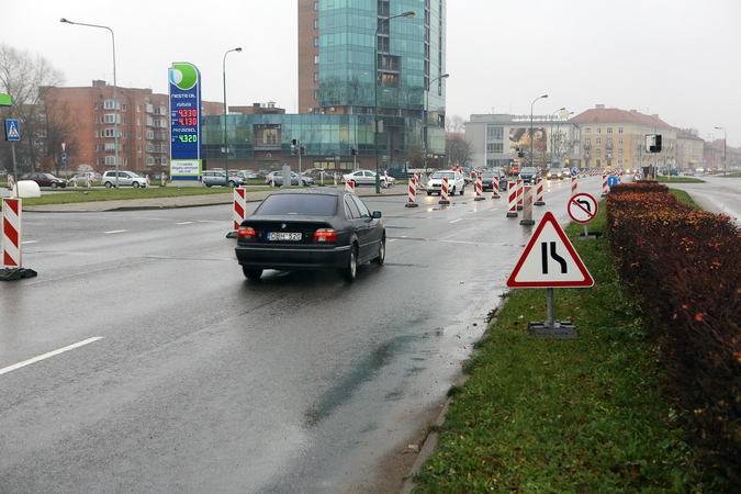 Minijos gatvėje – eismo apribojimai