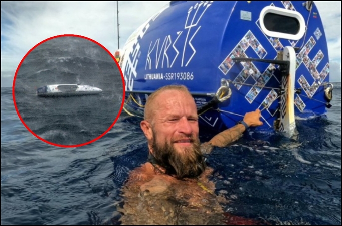 Aurimas Mockus sulaukė Australijos kariuomenės laivo