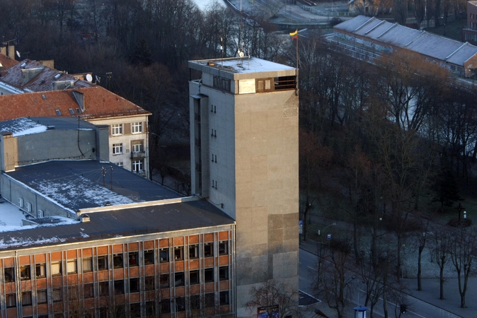 Klaipėdos muzikinio teatro bokšte – nauja vėliava