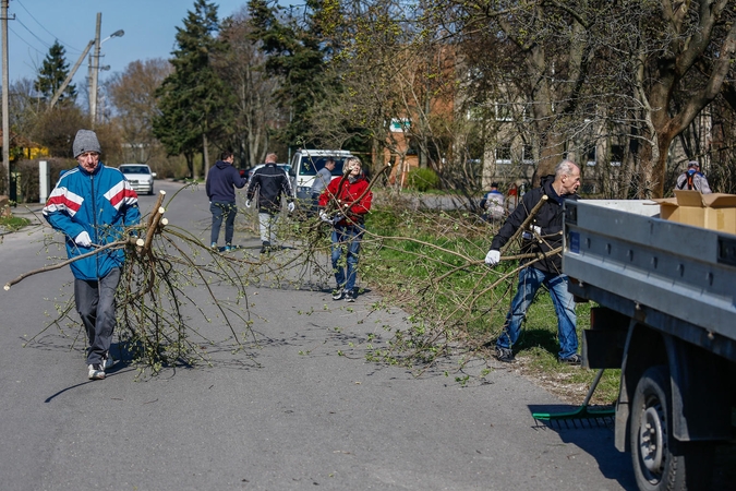 Klaipėdiečiai aktyviai švarino miestą