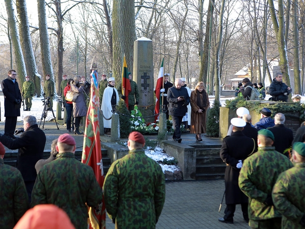 Iškilmingoje ceremonijoje pagerbti žuvusieji už Klaipėdos kraštą