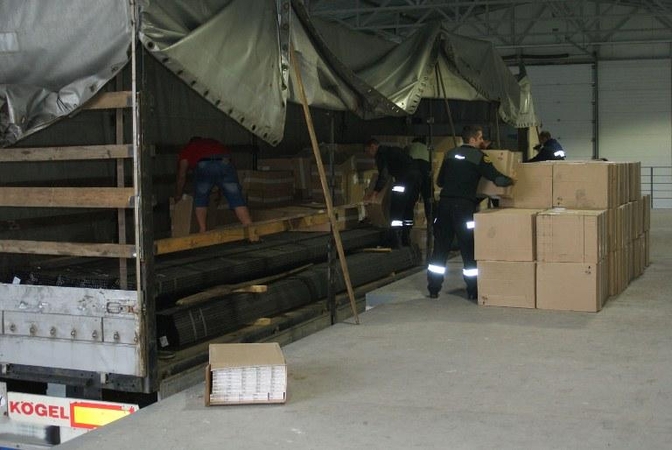 Sulaikyta daugiausiai cigarečių Lietuvos muitinės istorijoje