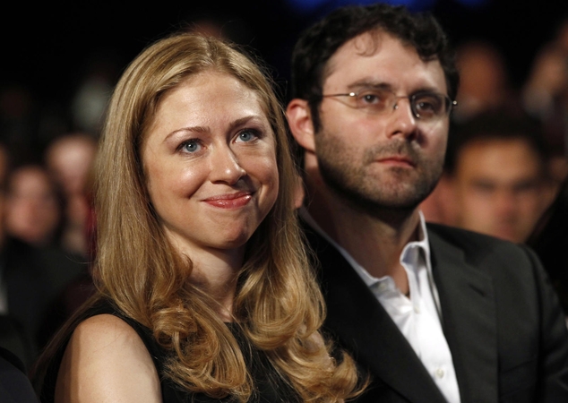 Chelsea Clinton su savo vyru