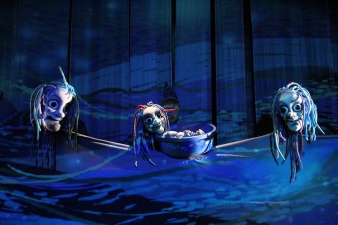 Lietuviškos mitologijos pamokos Kauno lėlių teatre