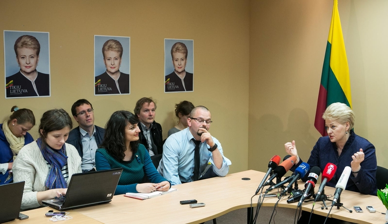 Prezidentė: balsus surinkau, nes žmonės manimi pasitiki