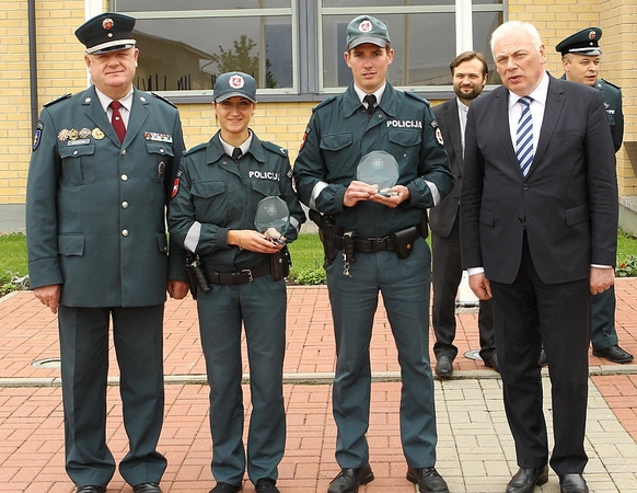 G. Kleveckaitė ir M. Barščiauskas (viduryje)