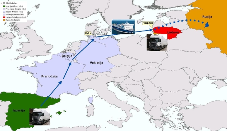 Hašišas per Lietuvą keliavo paslėptas agurkuose