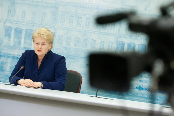 D. Grybauskaitė: nutekinti pažymos iš prezidentūros niekas negalėjo 