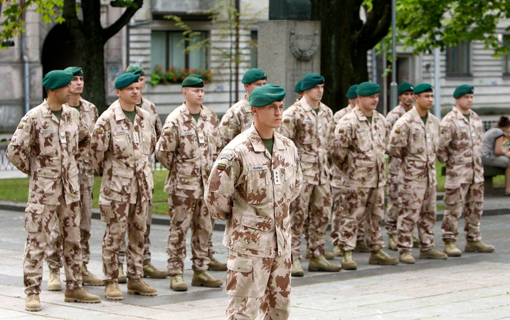 Į misiją Somalyje Lietuvos kariai išlydėti iš Kauno