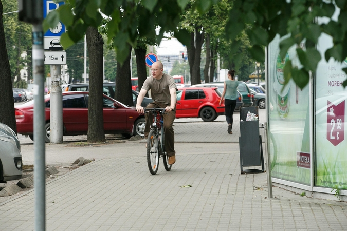 Savanorių prospekte bus dviračių takas už 1,7 mln. eurų