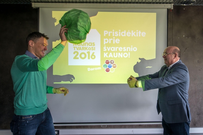 Prie akcijos „Kaunas tvarkosi“ jungiasi ir žalgiriečiai