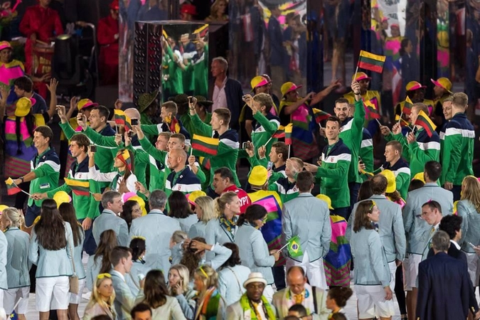 Finalinis akordas „LTeam“ olimpiniame miestelyje – sportininkų sutiktuvės