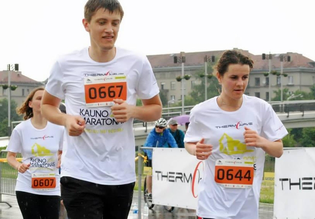 Gyvenimo meilę surado bėgdamas Kauno maratoną