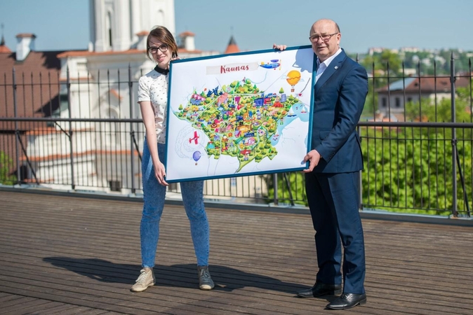 Gimtadienį pasitinkantis Kaunas miestiečiams paruošė dovaną