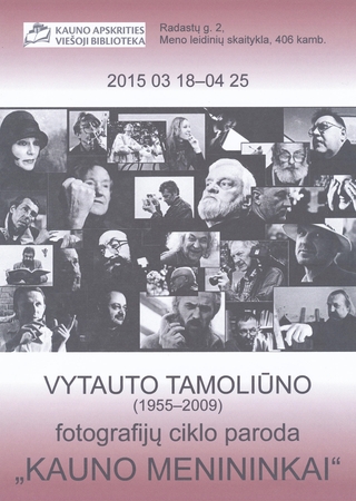 Atidaryta V. Tamoliūno fotografijų paroda „Kauno menininkai“