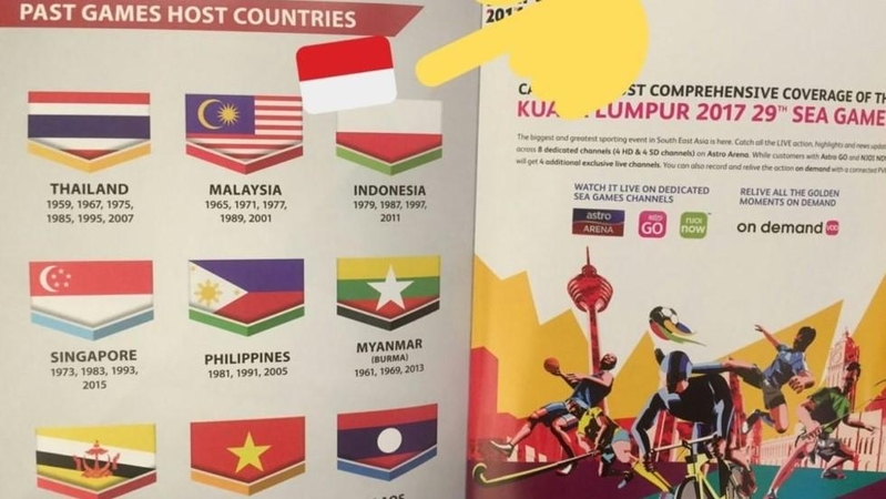 Malaizija atsiprašė, kad supainiojo Indonezijos ir Lenkijos vėliavas
