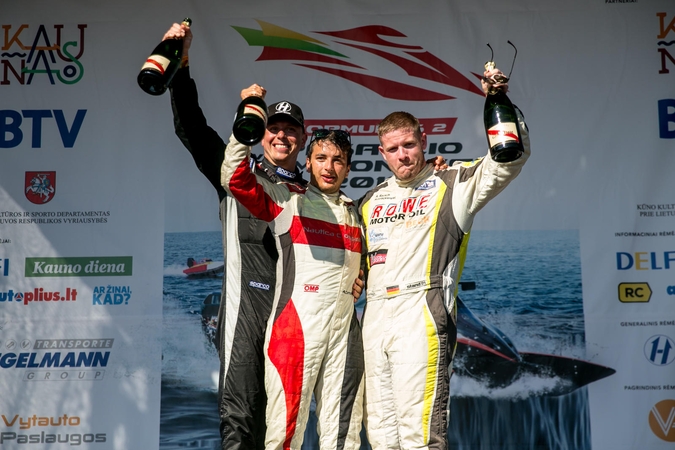 F2 vandens formulių lenktynės: E. Riabko aplenkė tik italas 