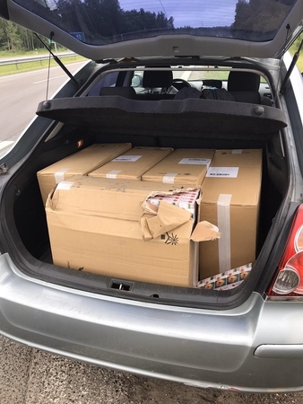 Cigarečių saugyklas Pasvalio rajono gyventojas buvo įrengęs keturiuose garažuose
