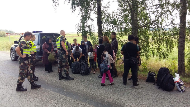 Ignalinos rajone sulaikyta 20 migrantų iš Irako ir Afganistano