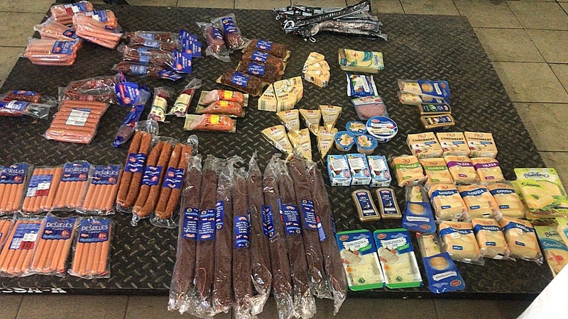 Rusų muitininkai sulaikė maisto produktų kontrabandą iš Lietuvos