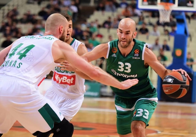 Nesėkmingas startas Eurolygoje: ,,Žalgiris“ nusileido „Panathinaikos“