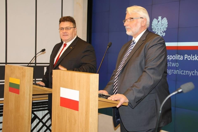 Linas Linkevičius ir  Witoldas Waszczykowskis