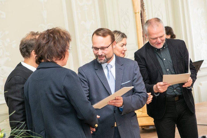 M. Kvietkauskas įteikė svarbiausius Kultūros ministerijos apdovanojimus